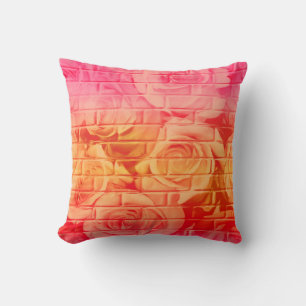Brick Ro 17-Rosa Lemonade-Square Dekorativ kudde
