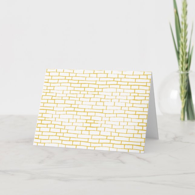 Brick Road - transparent och Gult Kort (Framsida)