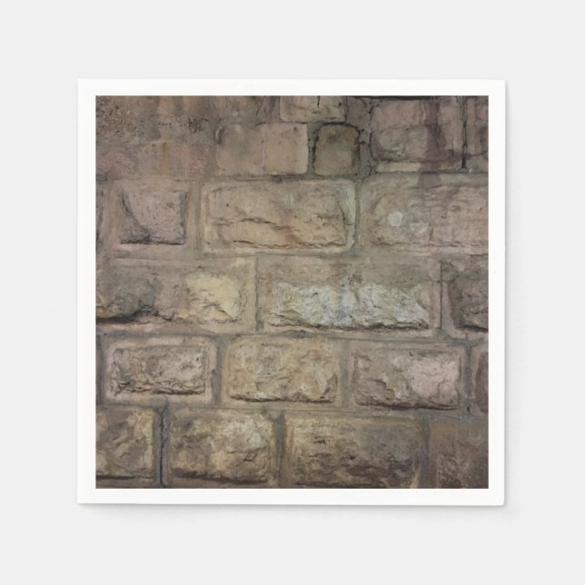 Brick Standard Cocktail Pappra Napkins Pappersservett (Framsidan)