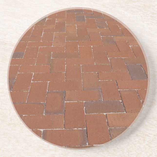 Brick, Sten, Stone Series—Red Brick Underlägg Sandsten (Framsidan)