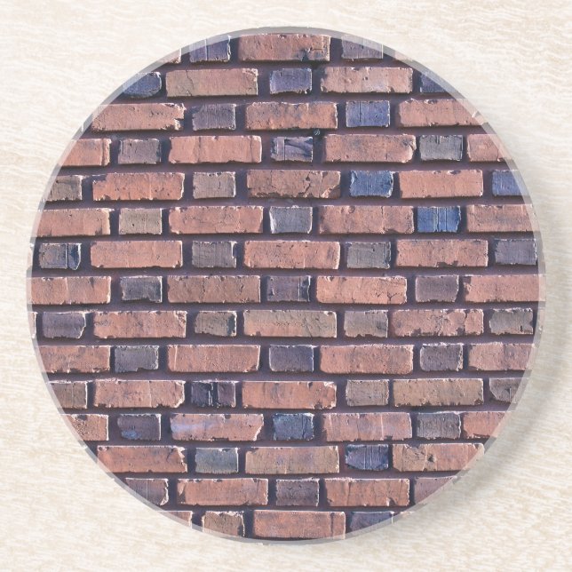 Brick, Sten, Stone Series—Red Brick Underlägg Sandsten (Framsidan)