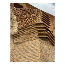 Brick Structure in the Colosseum in Rom, Italien