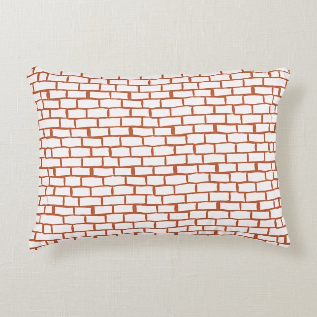 brick texture background prydnadskudde (Framsidan)