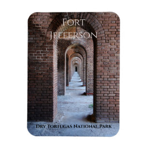 Brick Walkway Arches, Fort Jefferson, Tortugas Magnet