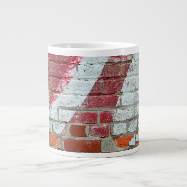 Brick Wall Advertisail, Council Grove, KS Jumbo Mugg (Framsidan)