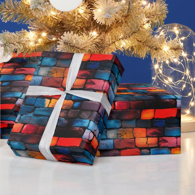 Brick Wall Art Presentpapper (Helgdagar)