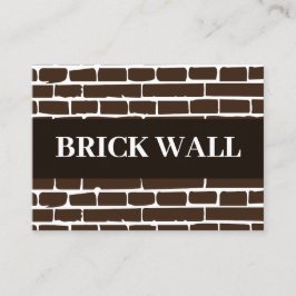 Brick Wall Brick Visitkort