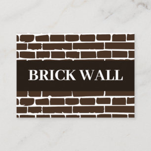 Brick Wall Brick Visitkort