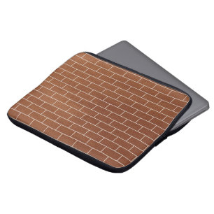 Brick Wall Brown Laptop sleeve