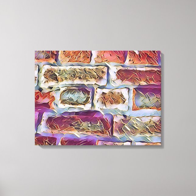 BRICK WALL CANVASTRYCK (Framsida)