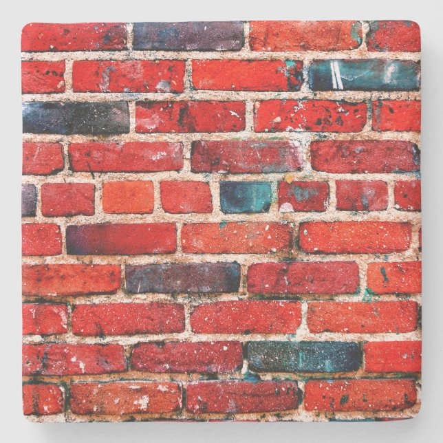 Brick Wall Coola Struktur Mönster Stenunderlägg (Framsidan)
