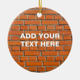 Brick Wall Julgransprydnad Keramik