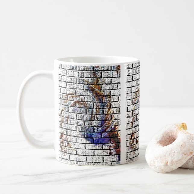 BRICK WALL KAFFEMUGG (Med munk)