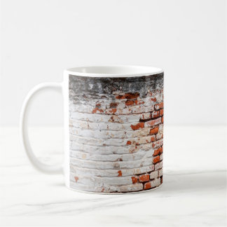 brick wall on the roadabandoned, abstract, aged, kaffemugg
