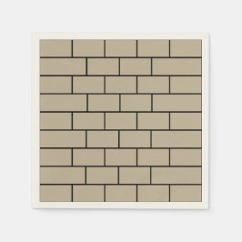 Brick Wall Party Pappersservett
