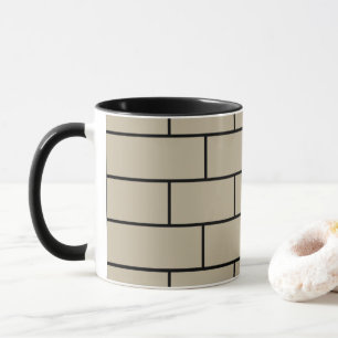 Brick Wall Struktur Mugg