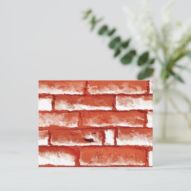BRICK WALL VYKORT (Stående Fram)
