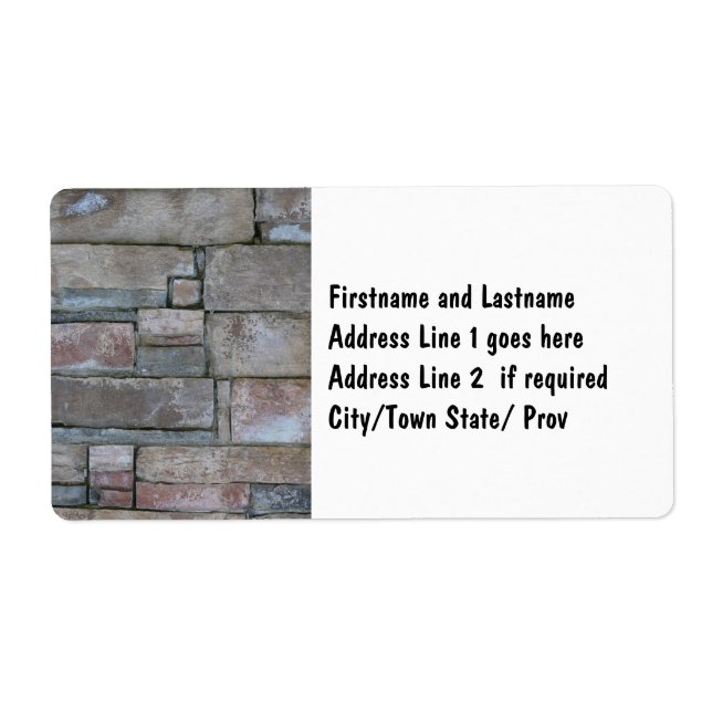 Brickarbete för Mason eller Brick Lagrar Fraktsedel (Framsidan)