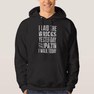 Brickayer Bricklay Brick Mason Quote Hoodie