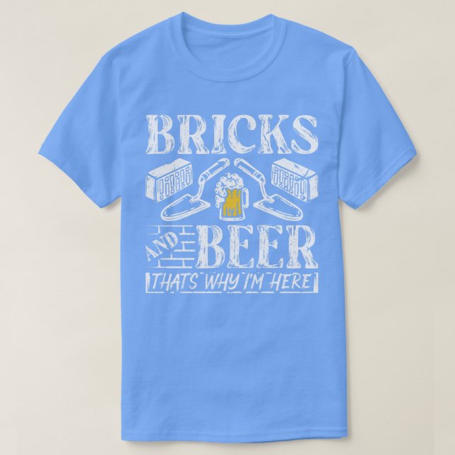Brickayer Verktyg i Cement Mason T Shirt (Design framsida)