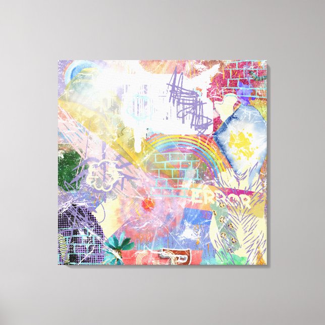 Brickfel i grundarbete canvastryck (Framsida)