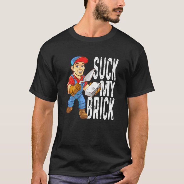 Brickie Brickmas, Brickmas, kvinna i Brickayer Mas T Shirt (Framsida)