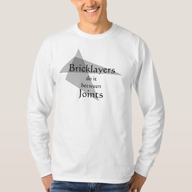 Bricklager gör det mellan kopplingar t-shirt (Framsida)