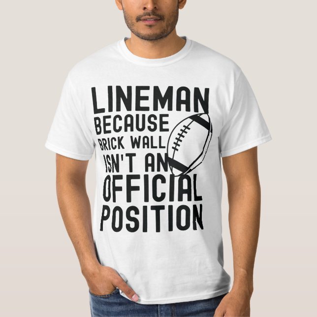 Brickmuren är inte en Officiell i Manar fotbal T Shirt (Framsida)