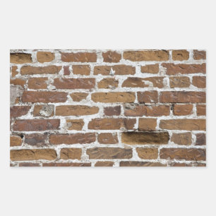 BRICKS WALL REKTANGULÄRT KLISTERMÄRKE