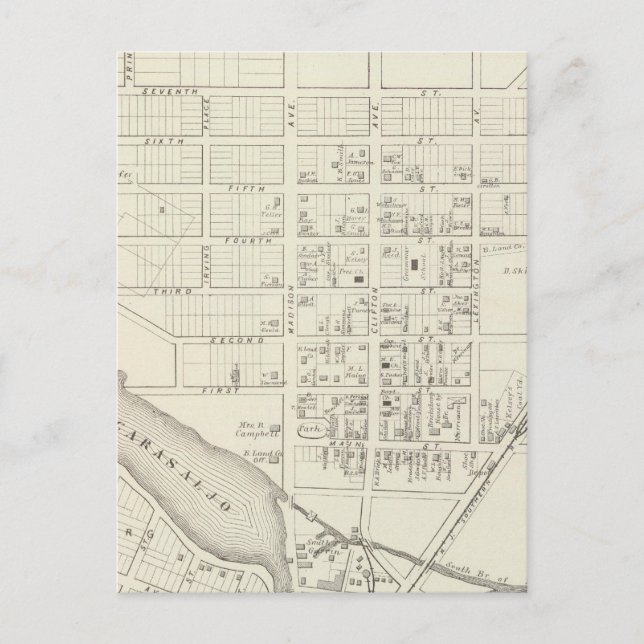 Bricksburg, Ocean County New jersey Vykort (Framsida)