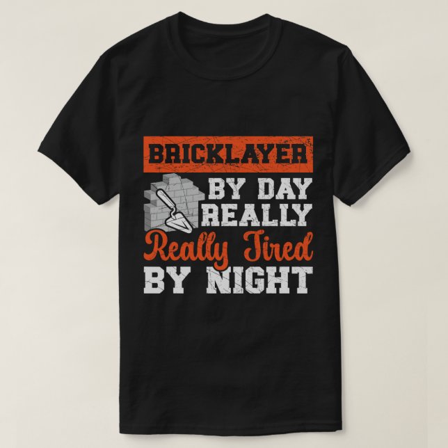 Brickskiktsbrickor efter daglig Verkligen med natt T Shirt (Design framsida)