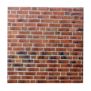 Brickvägg med leder kakelplatta