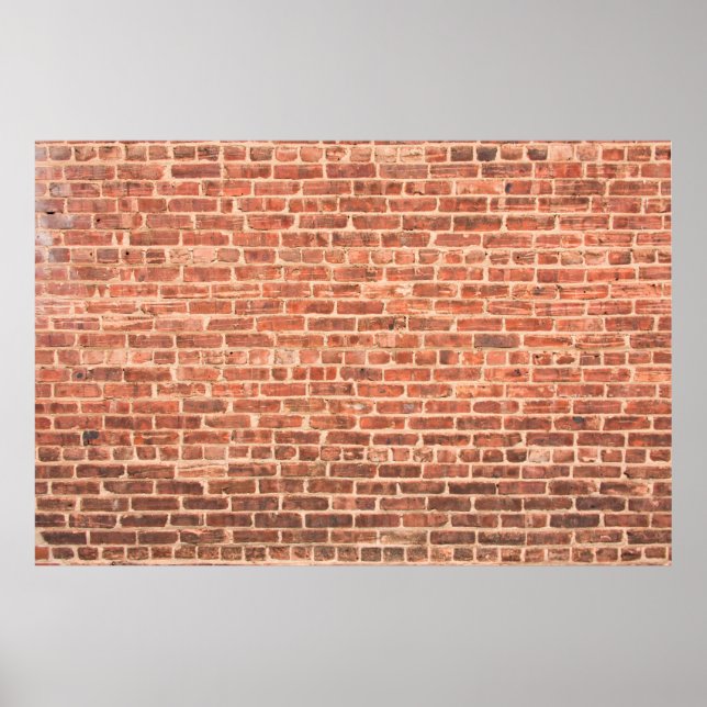 Brickvägg med övertoning av Mörken vid botten,vägg Poster (Framsidan)