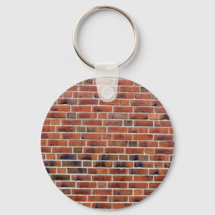 Brickvägg med skarvar nyckelring