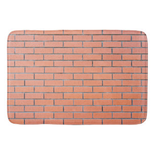 Brickväggen mönster badrumsmatta