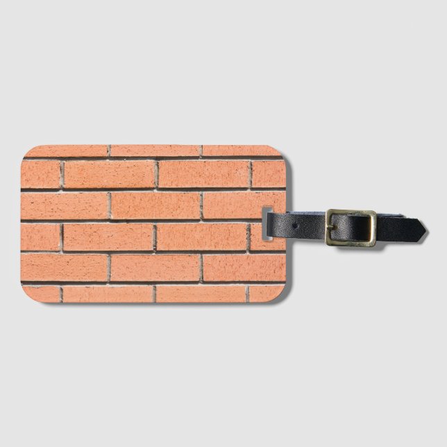 Brickväggen mönster bagagebricka (Framsida horisontal)