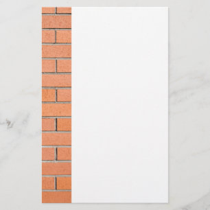 Brickväggen mönster brevpapper