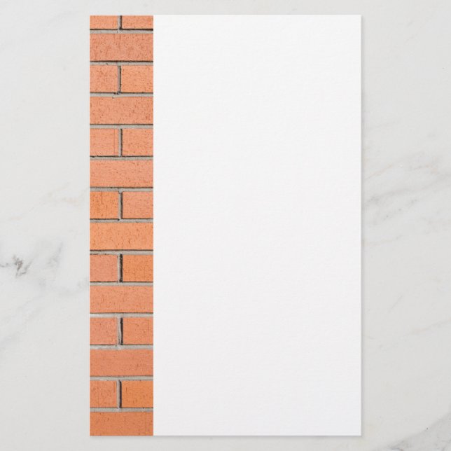 Brickväggen mönster brevpapper (Framsida)