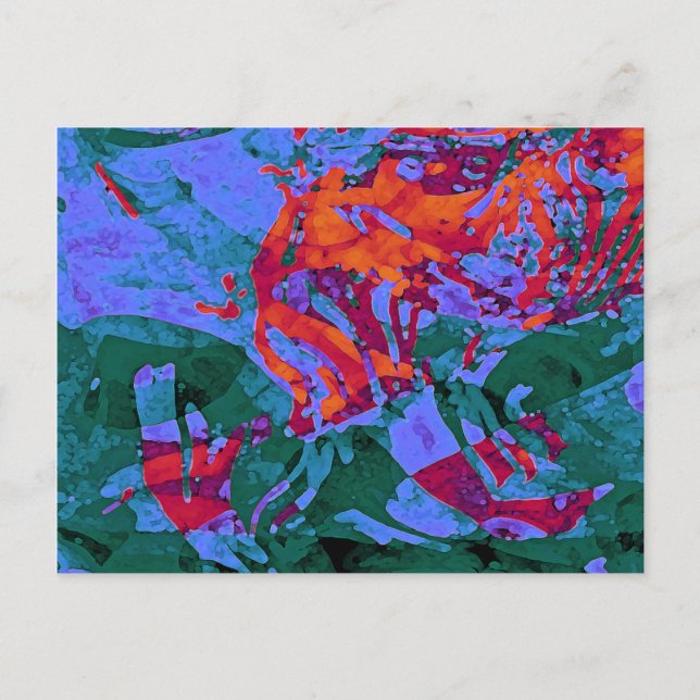 "Brickworks: Färgrik konstvykort för Advent" Vykort (Framsida)