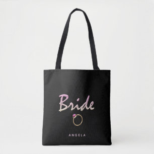 Brid, bag-brud, pärlor tygkasse