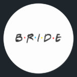 Brid Bröllopsdag Kvinnor som skulle ha fått Bachel Runt Klistermärke<br><div class="desc">Bride Bröllopsdag Kvinnor som vill bli Bachelorette Party</div>