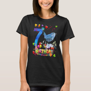 Brid Kids 7-åriga Brid Birthday Girl Cute Brid T Shirt