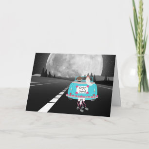 Brid- och Groom-kort med full rörelse Kort