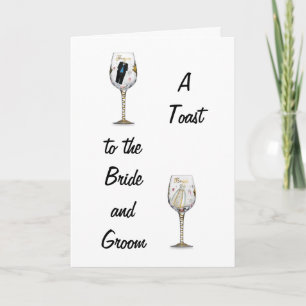 BRID OCH GROOM TOST KORT