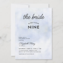 Brid på Cloud 9 Pastel Blue Girly Möhippa