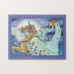 BRID PÅ SÖMNIG HOLLOW, PALOMINO HALLOWEEN PUZZZLE PUSSEL