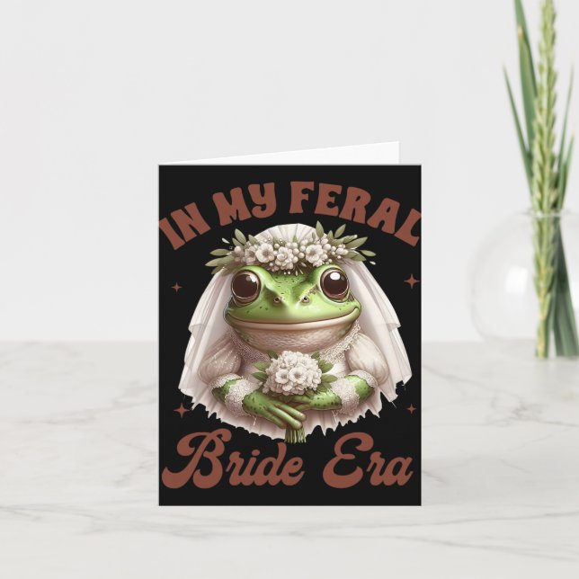 Brid som ska vara grodd Möhippa Bachelorette i min Kort (Framsida)