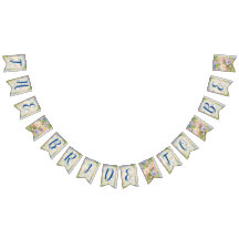 Brid som ska vara Watercolor Wildblomma Bunting Fl