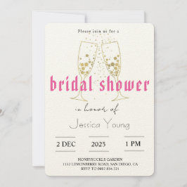 Bridal Bash & Cocktail Call bridal  Inbjudningar