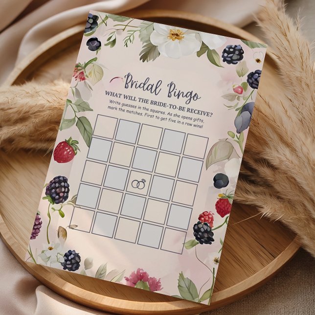 Bridal Bingo Floral Botanical Shower Game (Skapare uppladdad)